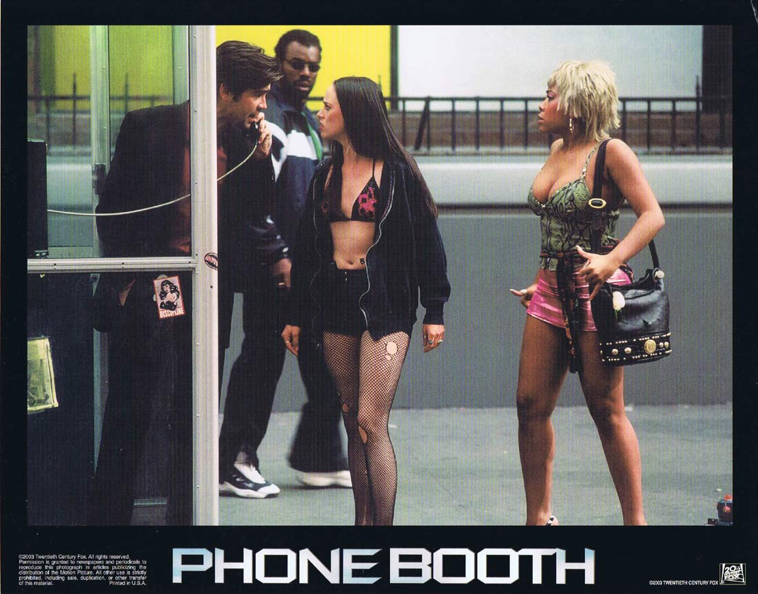 PHONE BOOTH Original Lobby Card 8 Colin Farrell Forest Whitaker Katie Holmes