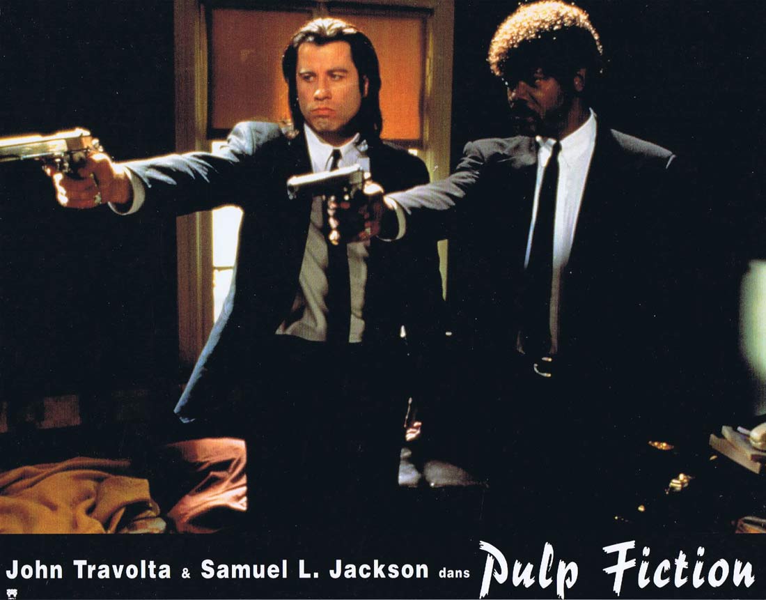 PULP FICTION Original French Lobby Card 1 Quentin Tarantino John Travolta