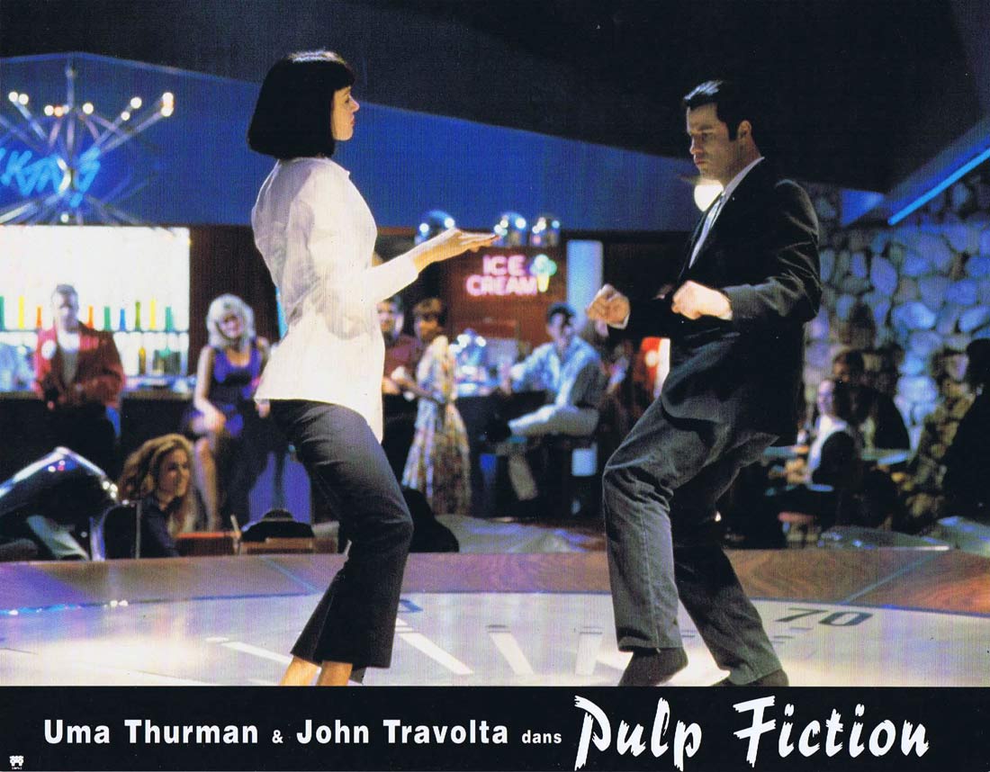 PULP FICTION Original French Lobby Card 12 Quentin Tarantino John Travolta