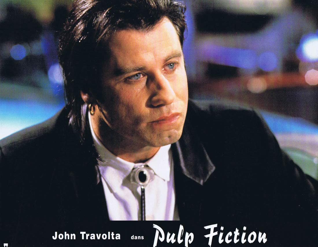 PULP FICTION Original French Lobby Card 8 Quentin Tarantino John Travolta