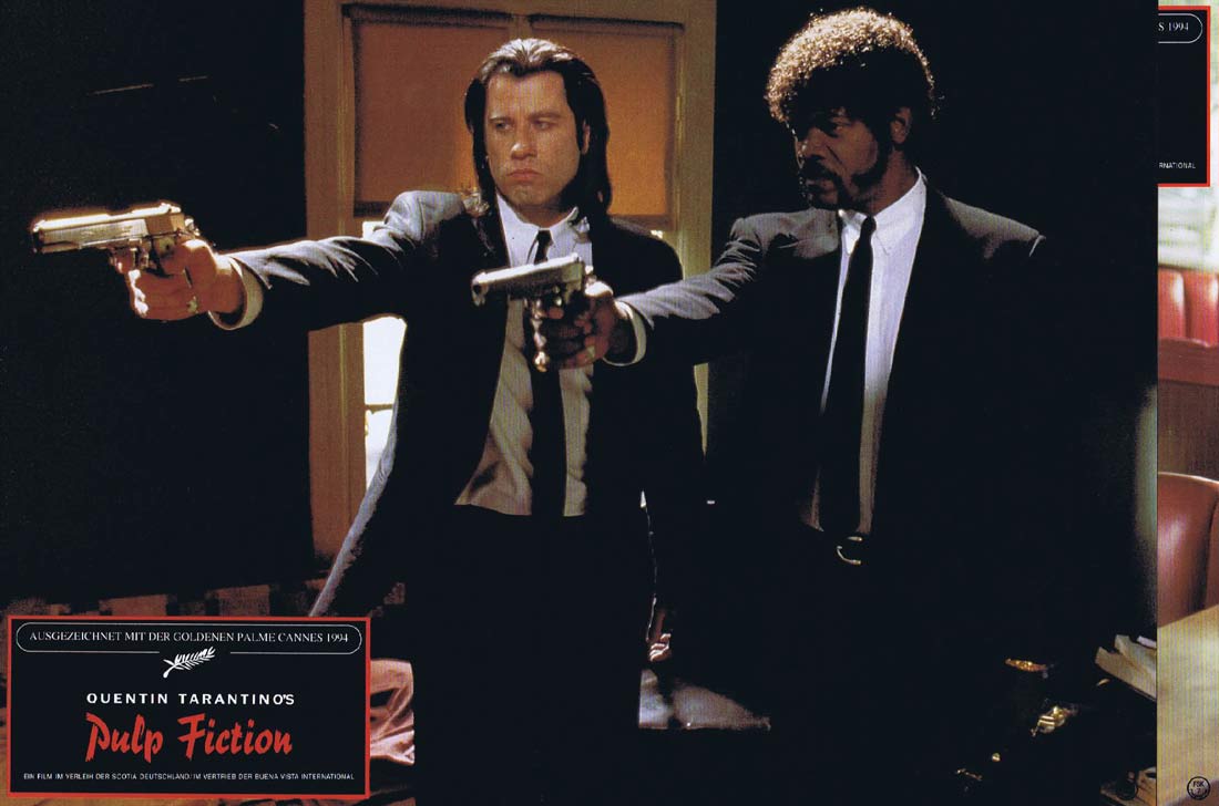 PULP FICTION Original German Lobby Card 1 Quentin Tarantino John Travolta