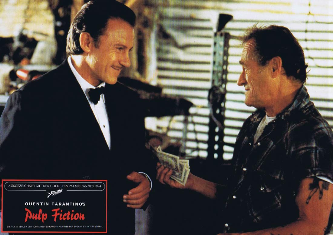 PULP FICTION Original German Lobby Card 2 Quentin Tarantino John Travolta