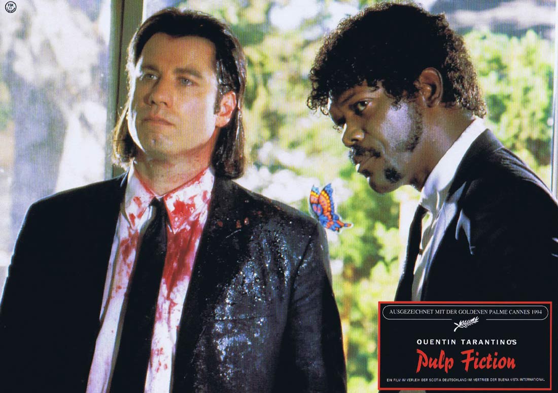 PULP FICTION Original German Lobby Card 4 Quentin Tarantino John Travolta