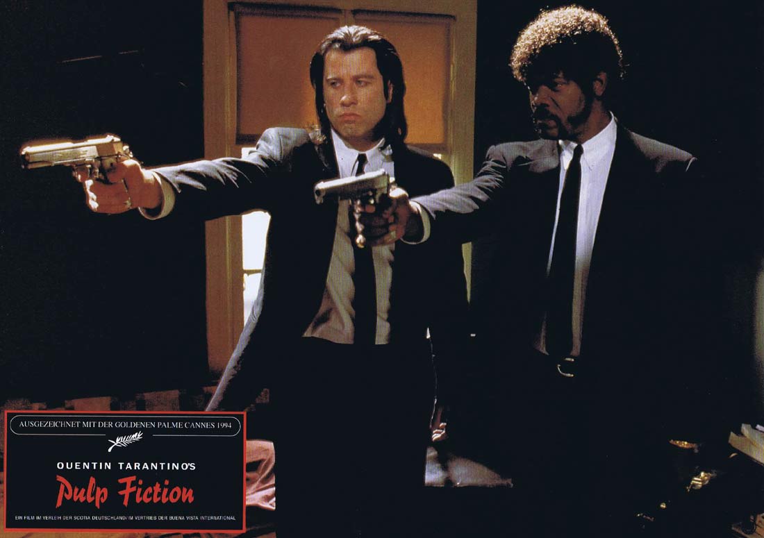PULP FICTION Original German Lobby Card 5 Quentin Tarantino John Travolta