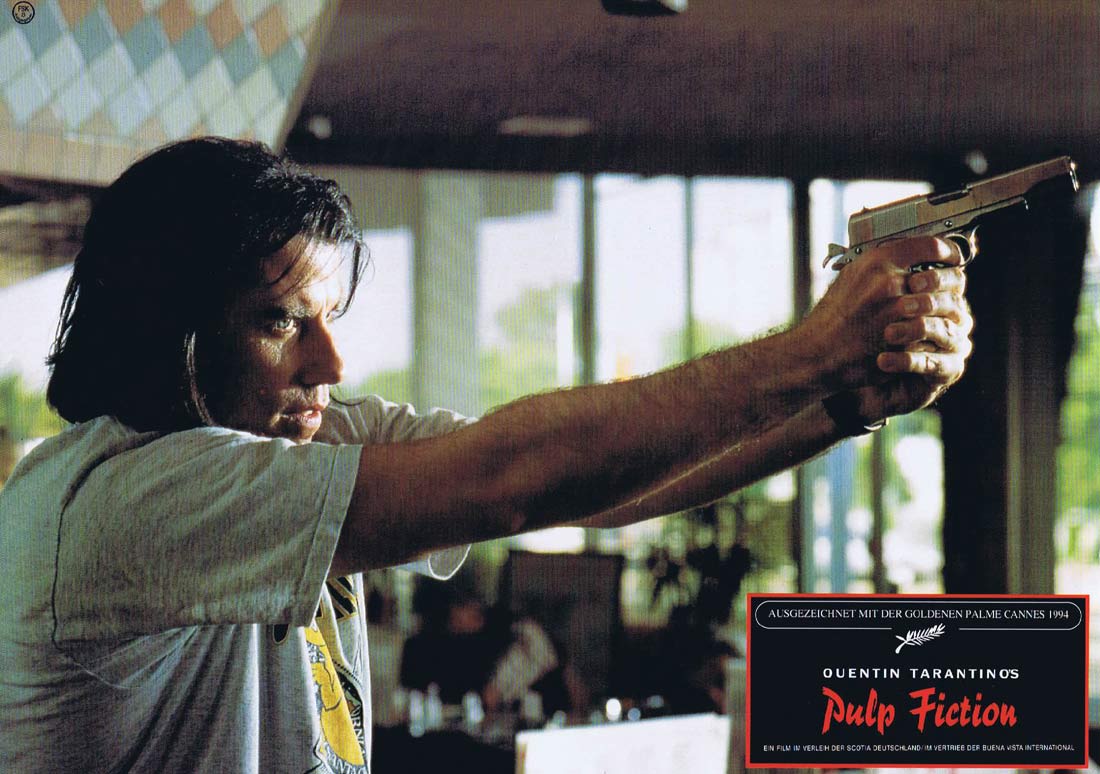 PULP FICTION Original German Lobby Card 9 Quentin Tarantino John Travolta