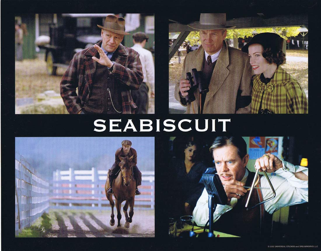 SEABISCUIT Original Lobby Card 6 Tobey Maguire Jeff Bridges