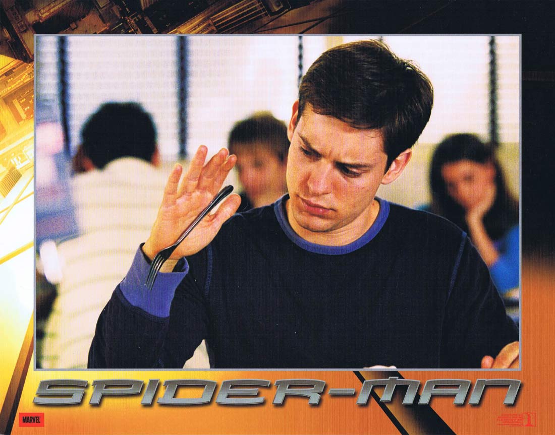 SPIDER-MAN Original Lobby Card 8 Tobey Maguire Kirsten Dunst