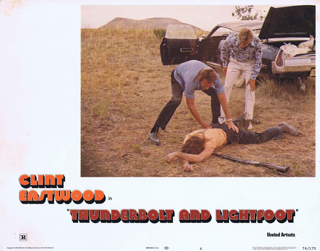 THUNDERBOLT AND LIGHTFOOT Original Lobby Card 4 Clint Eastwood Jeff Bridges