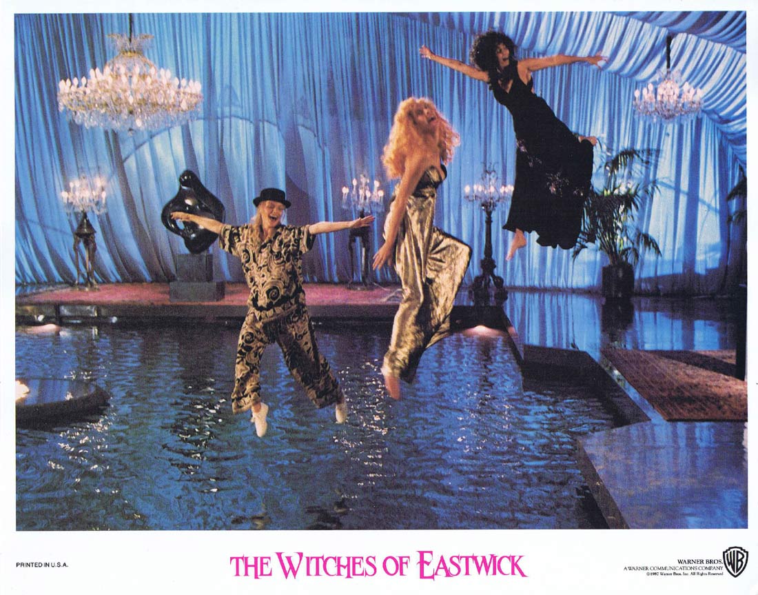 THE WITCHES OF EASTWICK Original Lobby Card 3 Jack Nicholson Michelle Pfeiffer