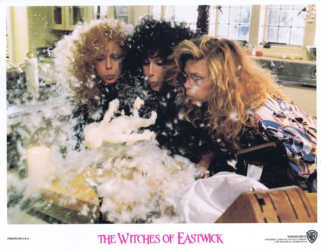 THE WITCHES OF EASTWICK Original Lobby Card 8 Jack Nicholson Michelle Pfeiffer