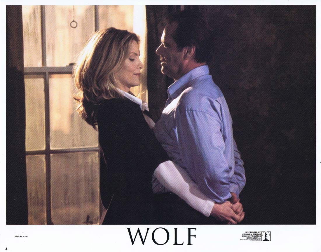 WOLF Original US Lobby Card 4 Jack Nicholson Michelle Pfeiffer