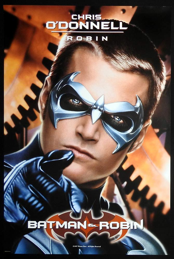 BATMAN AND ROBIN Original US One sheet Movie poster Chris O’Donnell
