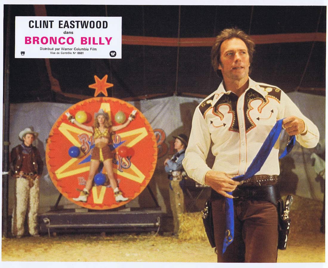 BRONCO BILLY Original French Lobby Card 2 Clint Eastwood Sondra Locke
