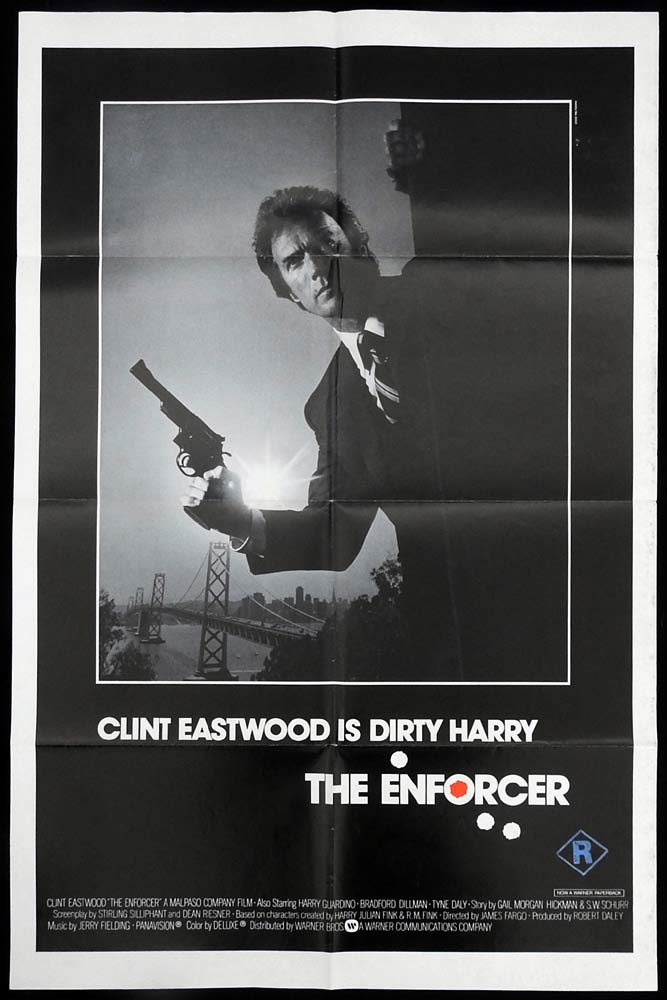 THE ENFORCER Original US INT One sheet Movie poster Clint Eastwood Dirty Harry