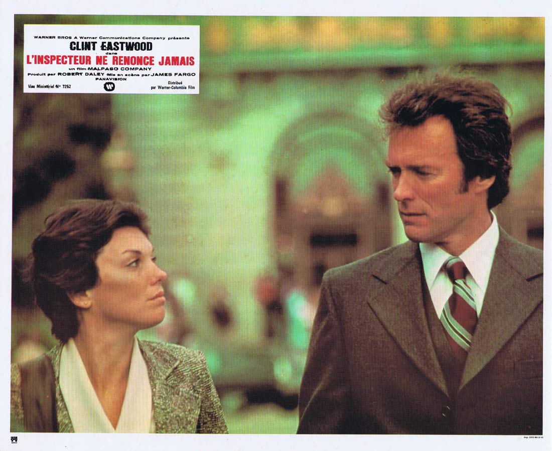 THE ENFORCER Original French Lobby Card 1 Clint Eastwood Dirty Harry