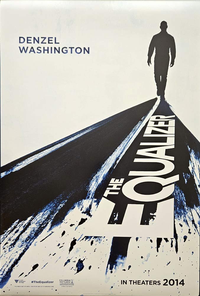 THE EQUALIZER Original DS US One sheet Movie poster Denzel Washington