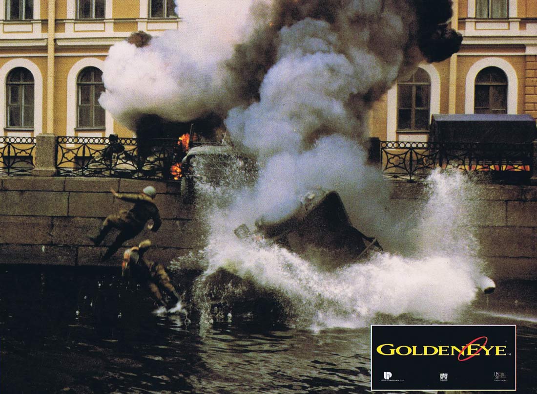 GOLDENEYE Original French Lobby Card 4 Pierce Brosnan James Bond