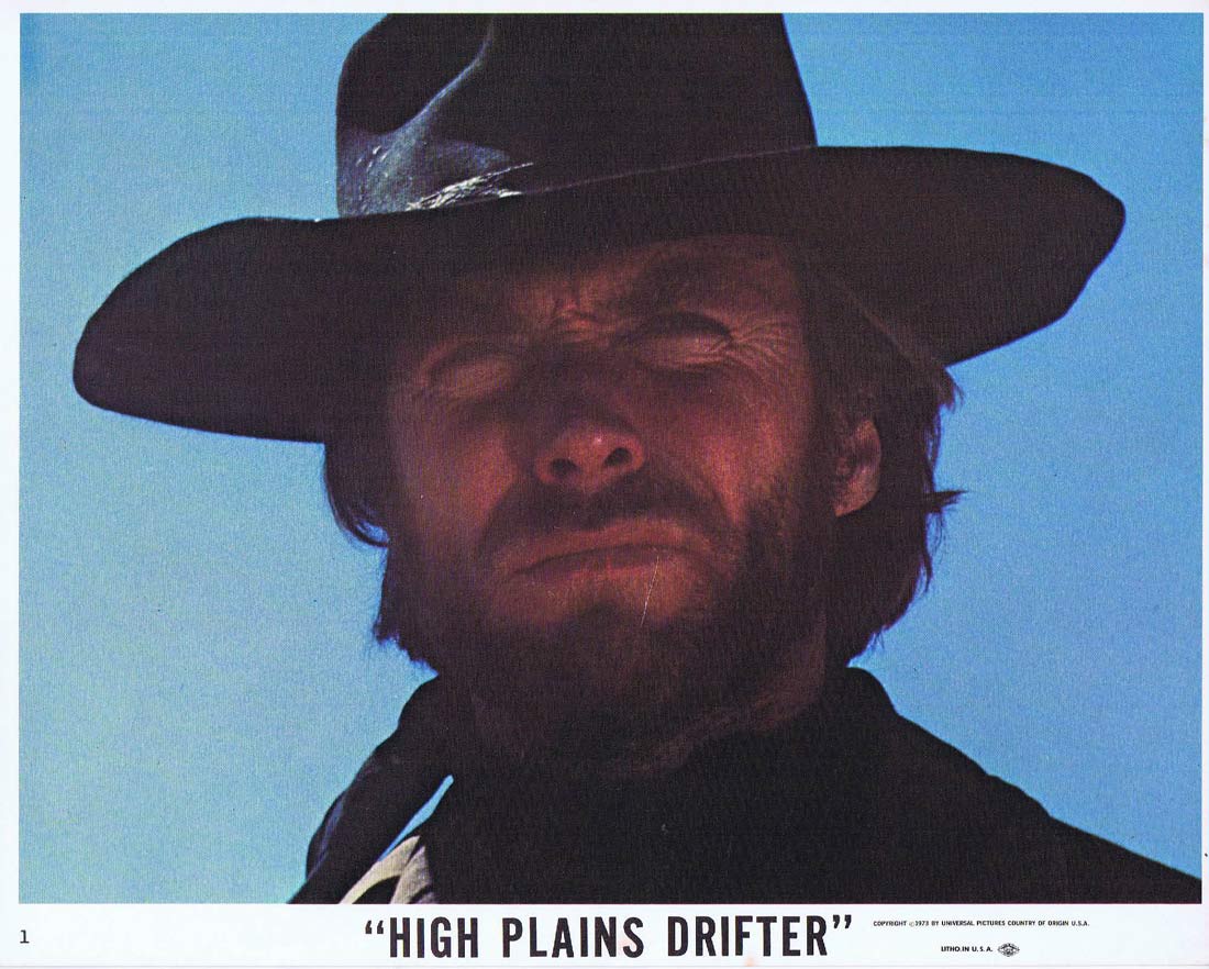 HIGH PLAINS DRIFTER Original US 8 x 10 Lobby Card 1 Clint Eastwood