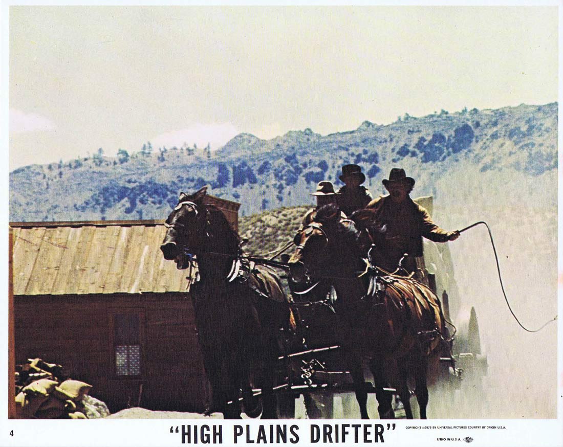 HIGH PLAINS DRIFTER Original US 8 x 10 Lobby Card 4 Clint Eastwood