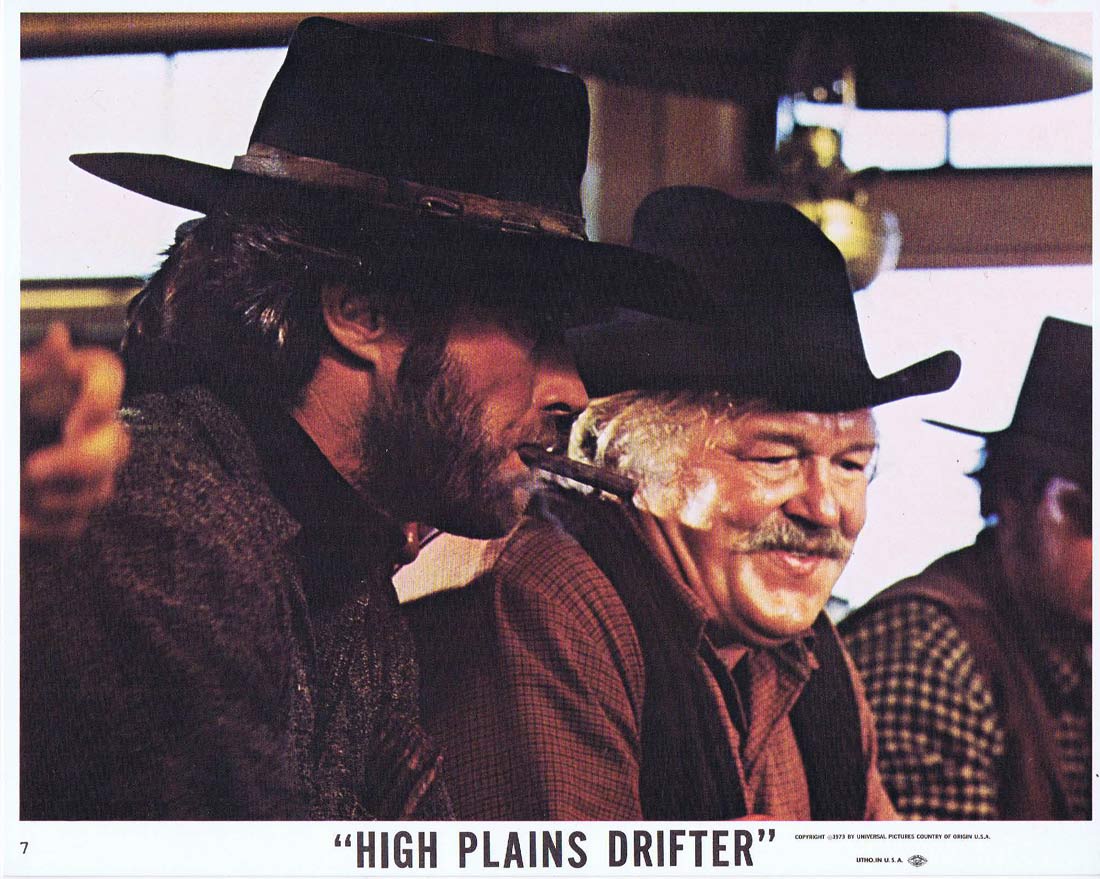 HIGH PLAINS DRIFTER Original US 8 x 10 Lobby Card 7 Clint Eastwood