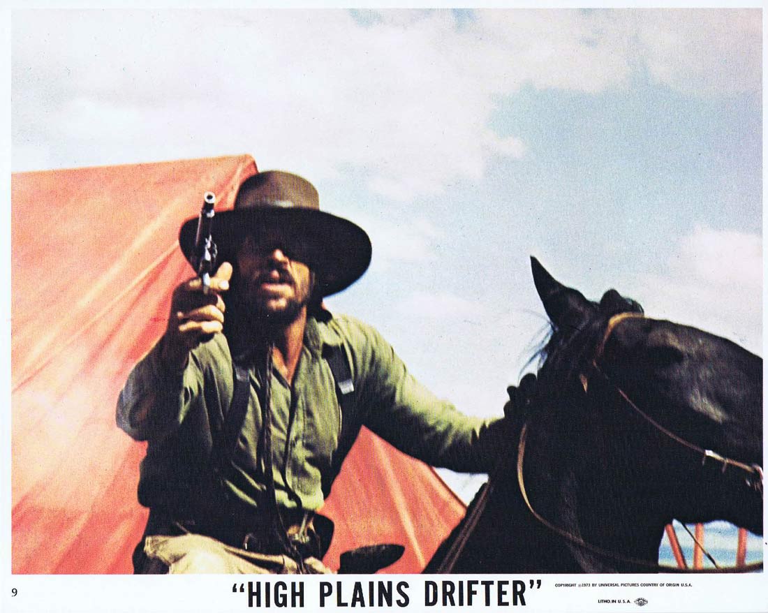 HIGH PLAINS DRIFTER Original US 8 x 10 Lobby Card 9 Clint Eastwood