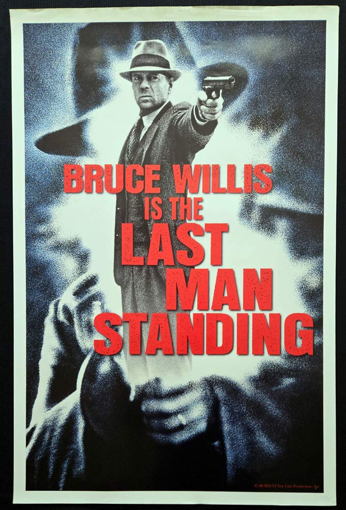 LAST MAN STANDING Original DS Teaser US One sheet Movie poster Bruce Willis