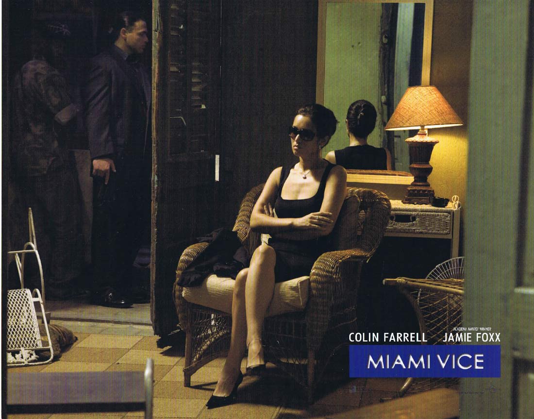 MIAMI VICE Original Lobby Card 1 Jamie Foxx Colin Farrell