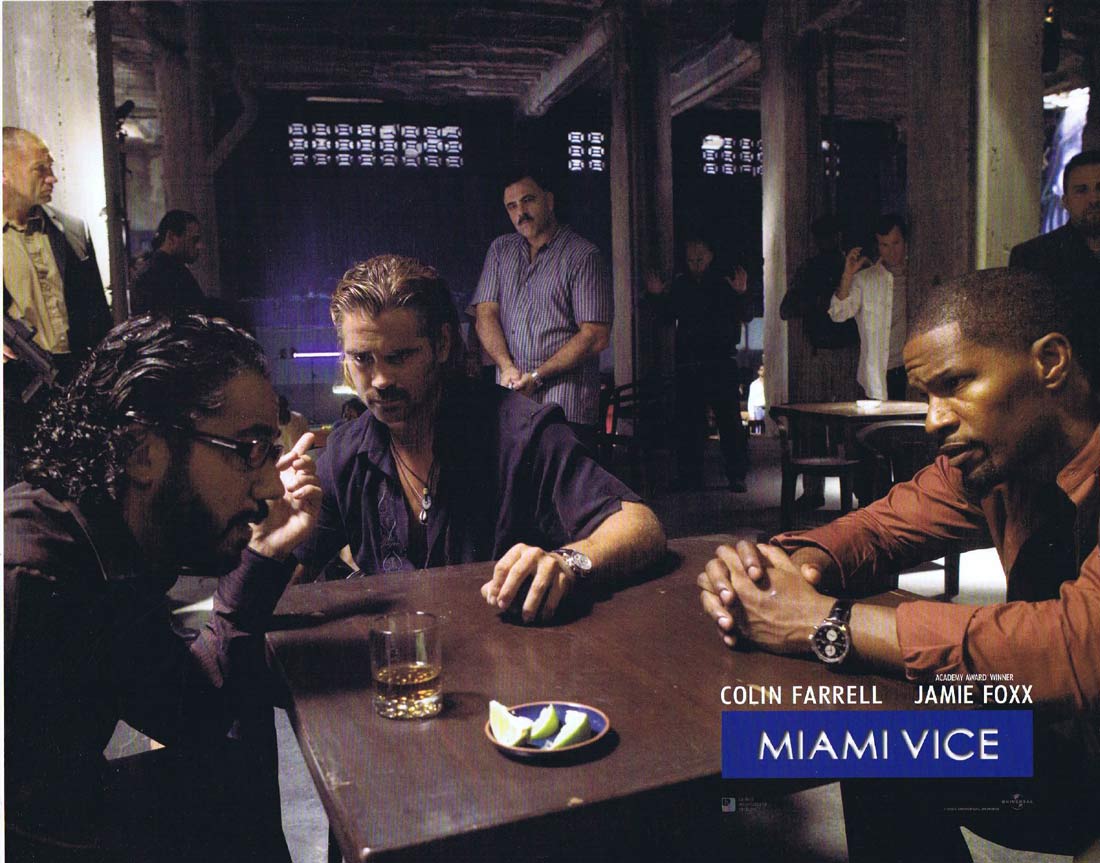 MIAMI VICE Original Lobby Card 6 Jamie Foxx Colin Farrell