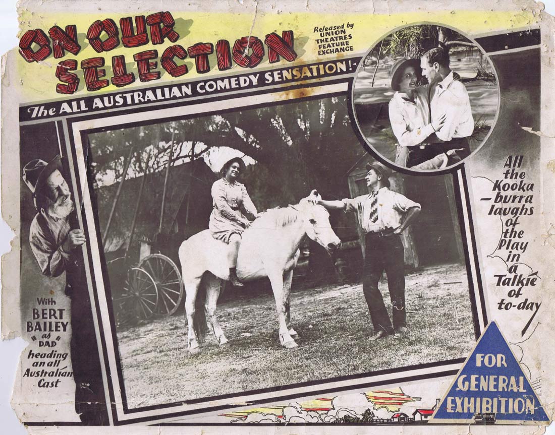ON OUR SELECTION Original Australian Lobby card Dad and Dave