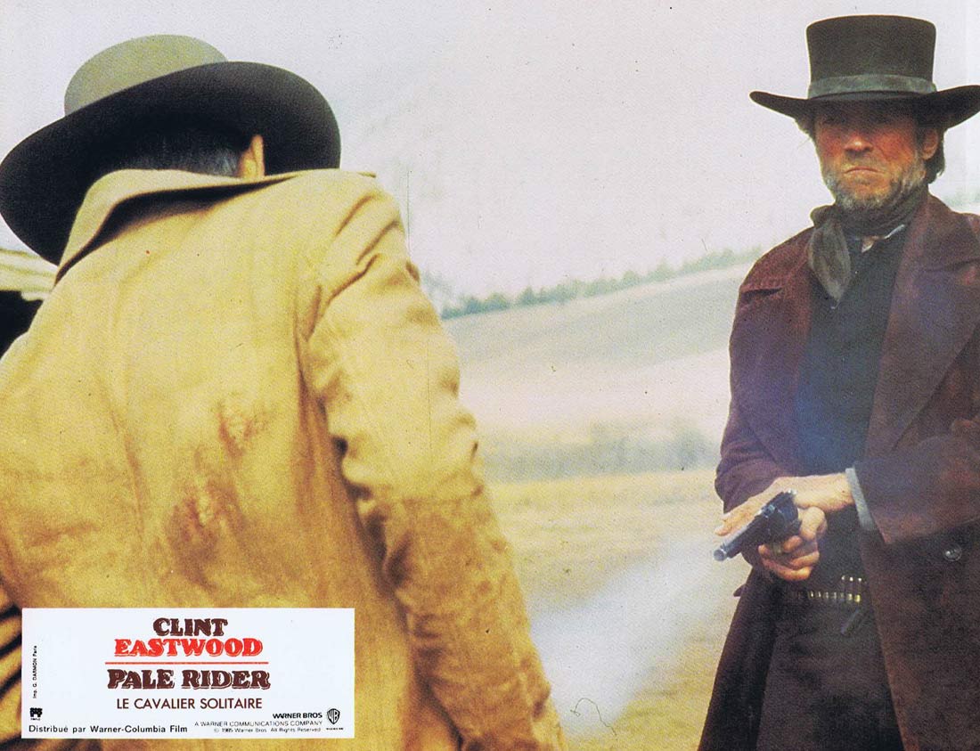 PALE RIDER Original French Lobby Card 1 Clint Eastwood RARE
