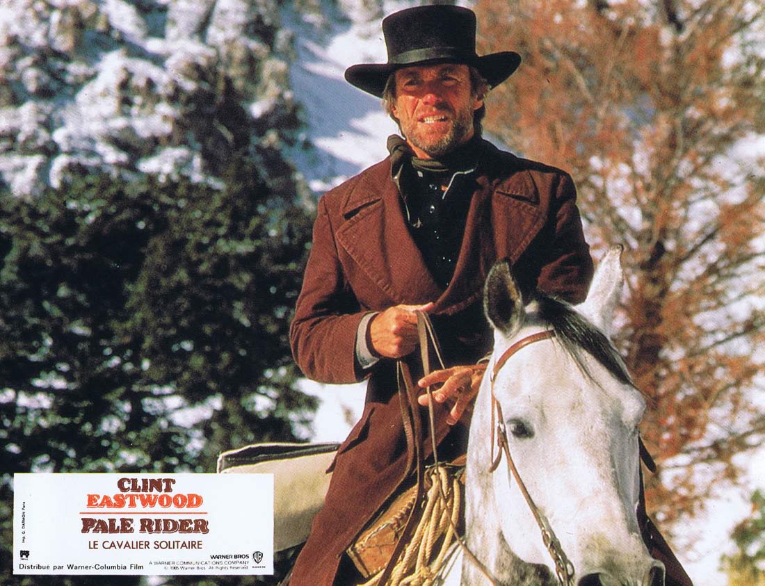 PALE RIDER Original French Lobby Card 2 Clint Eastwood RARE