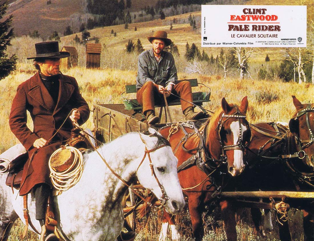 PALE RIDER Original French Lobby Card 9 Clint Eastwood RARE
