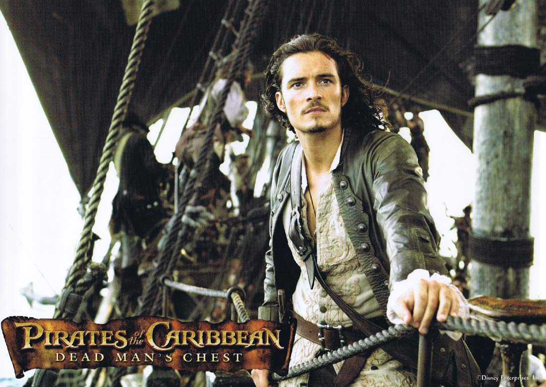 PIRATES OF THE CARRIBEAN DEAD MAN’S CHEST Original French Lobby Card 4 Johnny Depp