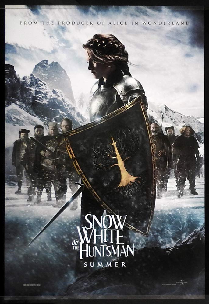SNOW WHITE AND THE HUNTSMAN Original DS US Teaser One sheet Movie poster Kristen Stewart