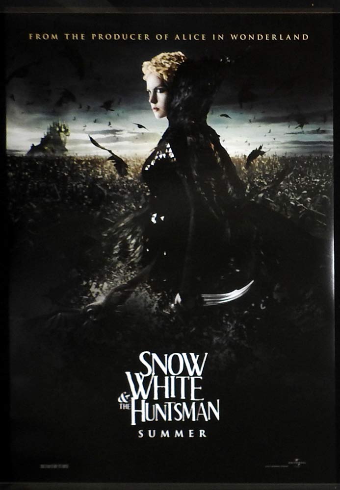SNOW WHITE AND THE HUNTSMAN Original DS US Teaser One sheet Movie poster Charlize Theron