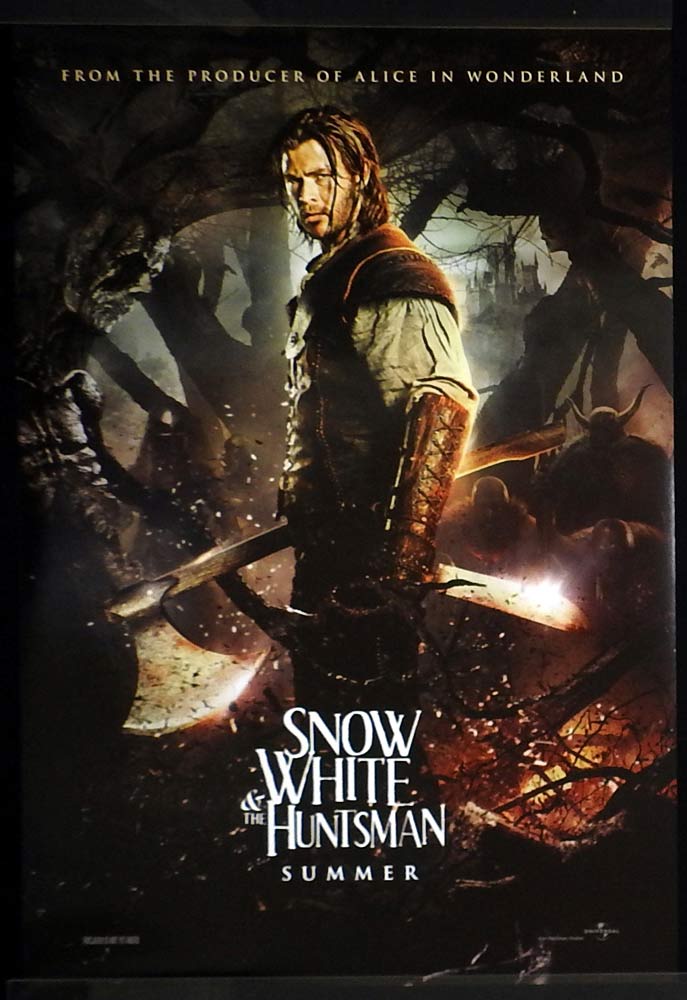 SNOW WHITE AND THE HUNTSMAN Original DS US Teaser One sheet Movie poster Chris Hemsworth