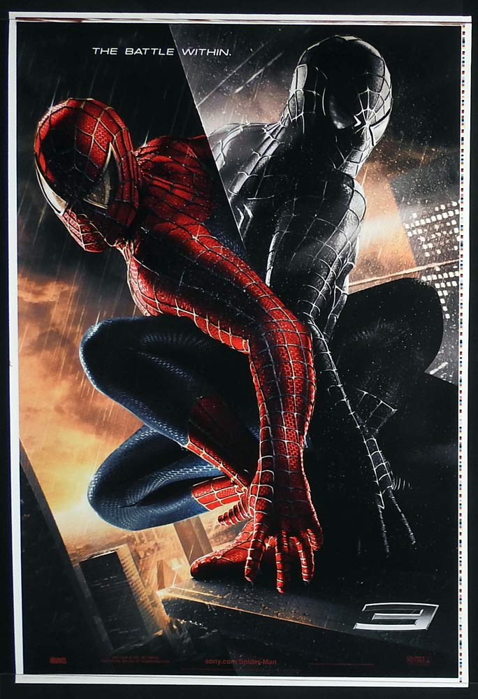 SPIDER-MAN 3 Original Printers Proof US One Sheet Movie poster Tobey Maguire