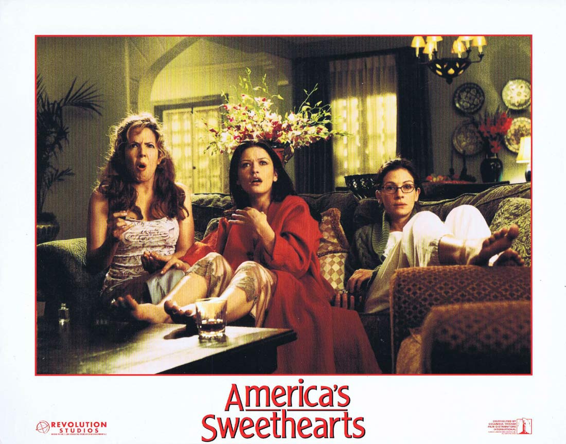 AMERICA’S SWEETHEARTS Original Lobby Card 3 Julia Roberts Billy Crystal
