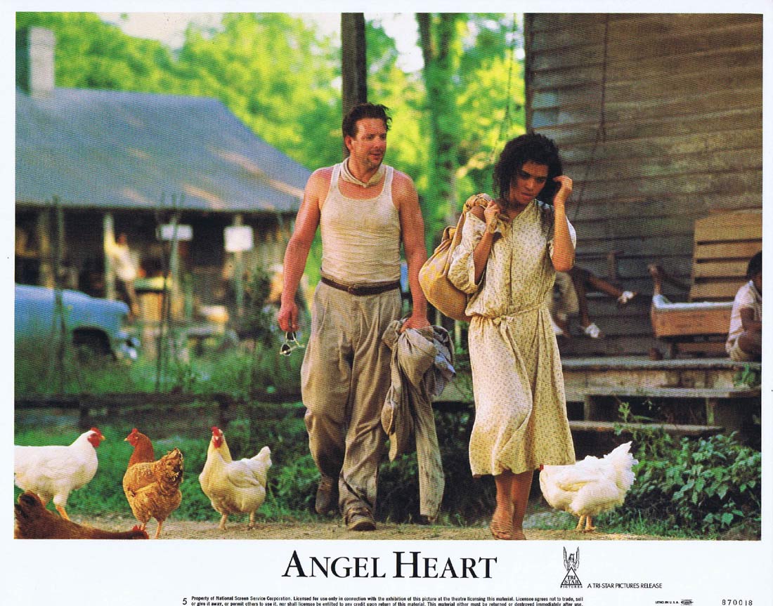 ANGEL HEART Original Lobby Card 5 Mickey Rourke Robert De Niro