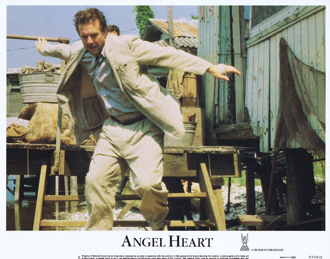 ANGEL HEART Original Lobby Card 6 Mickey Rourke Robert De Niro