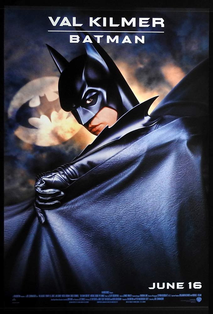 BATMAN FOREVER Original Rolled  US One sheet Movie poster Val Kilmer