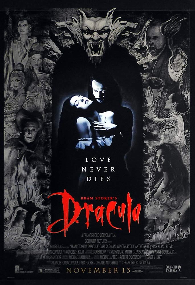 BRAM STOKER’S DRACULA Original SS US One sheet Movie poster