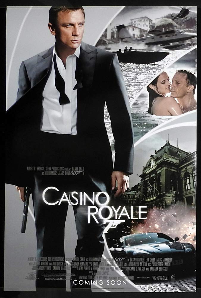 CASINO ROYALE US DS INT ADV One sheet Movie poster Daniel Craig James Bond Collage