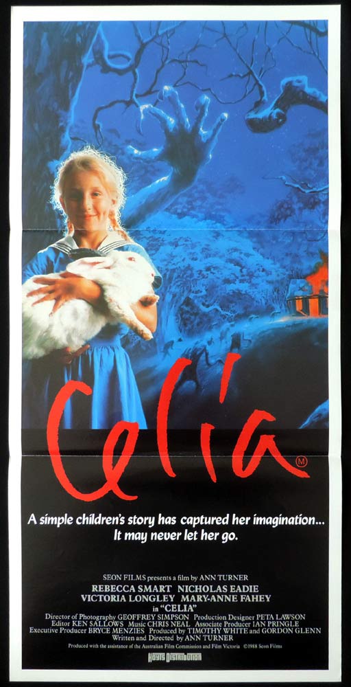 CELIA Original Daybill Movie Poster Rebecca Smart Nicholas Eadie