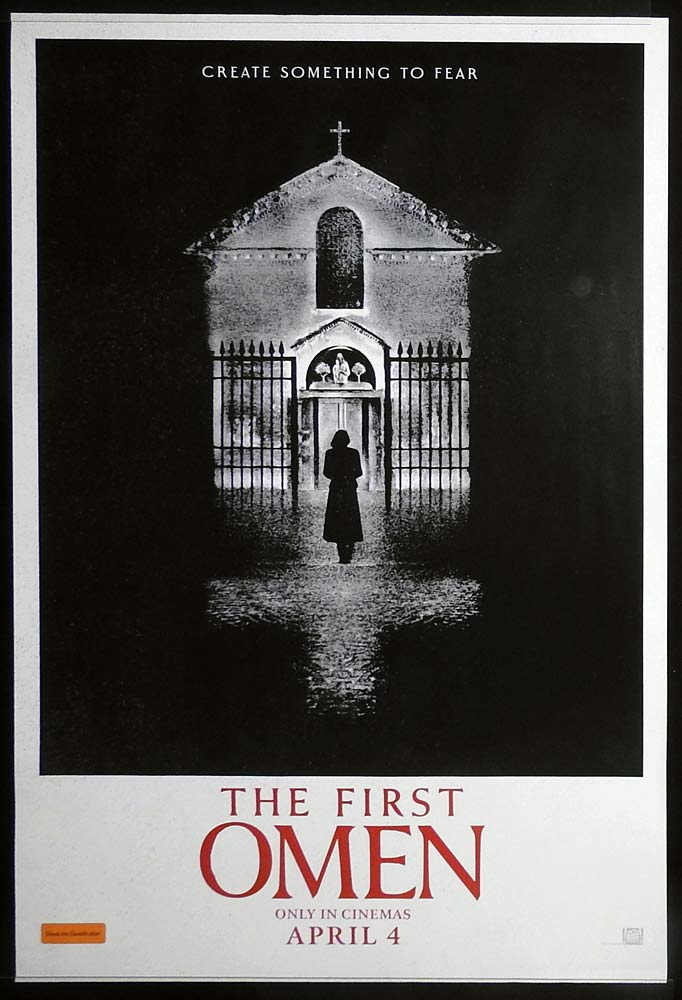 THE FIRST OMEN Original Aust One sheet Movie poster Tawfeek Barhom Horror