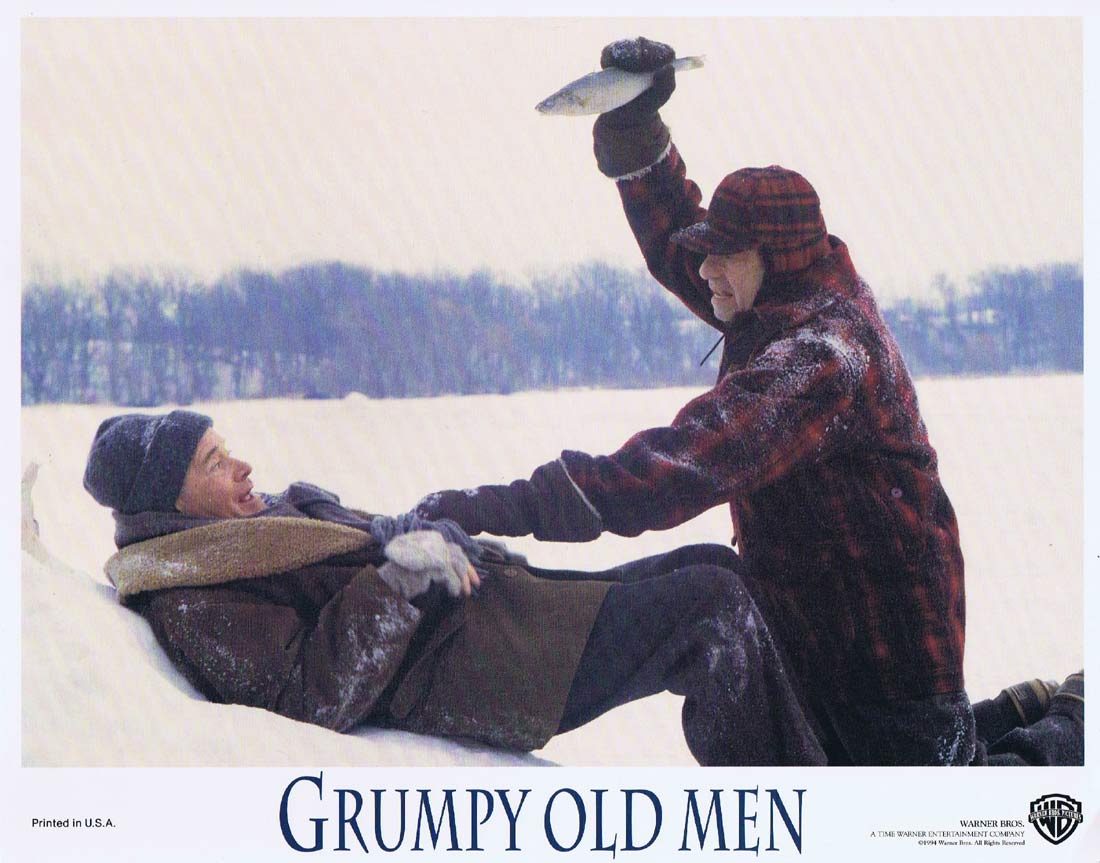GRUMPY OLD MEN Original Lobby Card 1 Jack Lemmon Walter Matthau