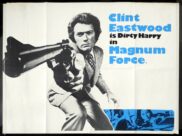 MAGNUM FORCE Original ADV British Quad Movie Poster Clint Eastwood Dirty Harry