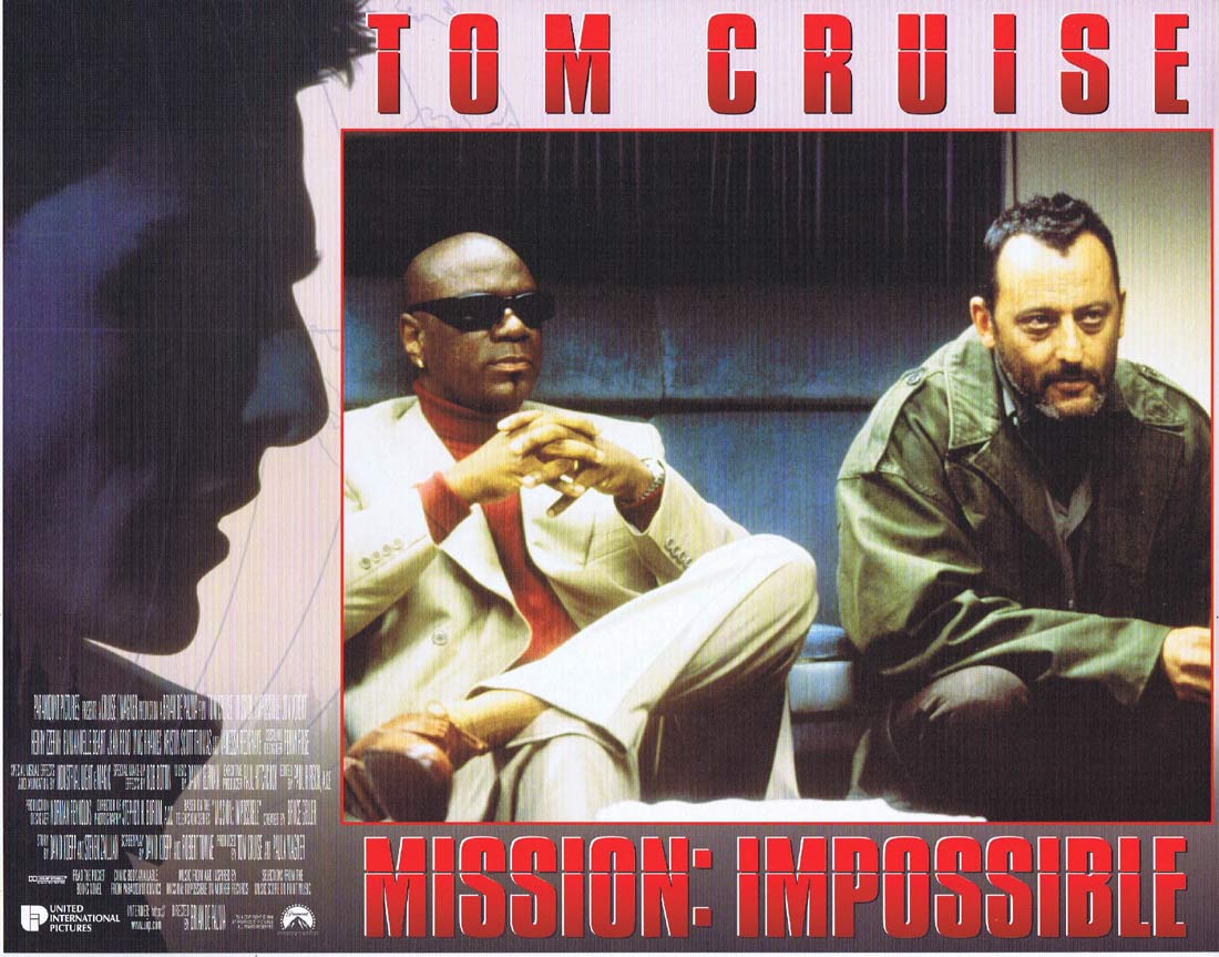 MISSION IMPOSSIBLE Original Lobby Card 6 Tom Cruise Jon Voight