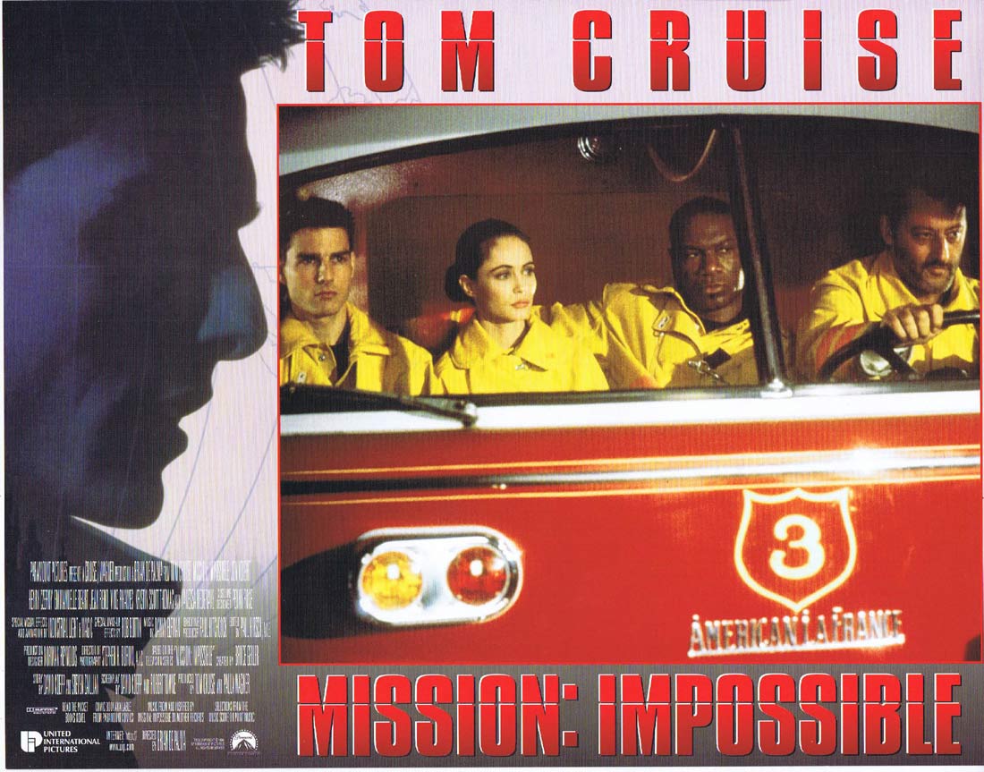 MISSION IMPOSSIBLE Original Lobby Card 8 Tom Cruise Jon Voight