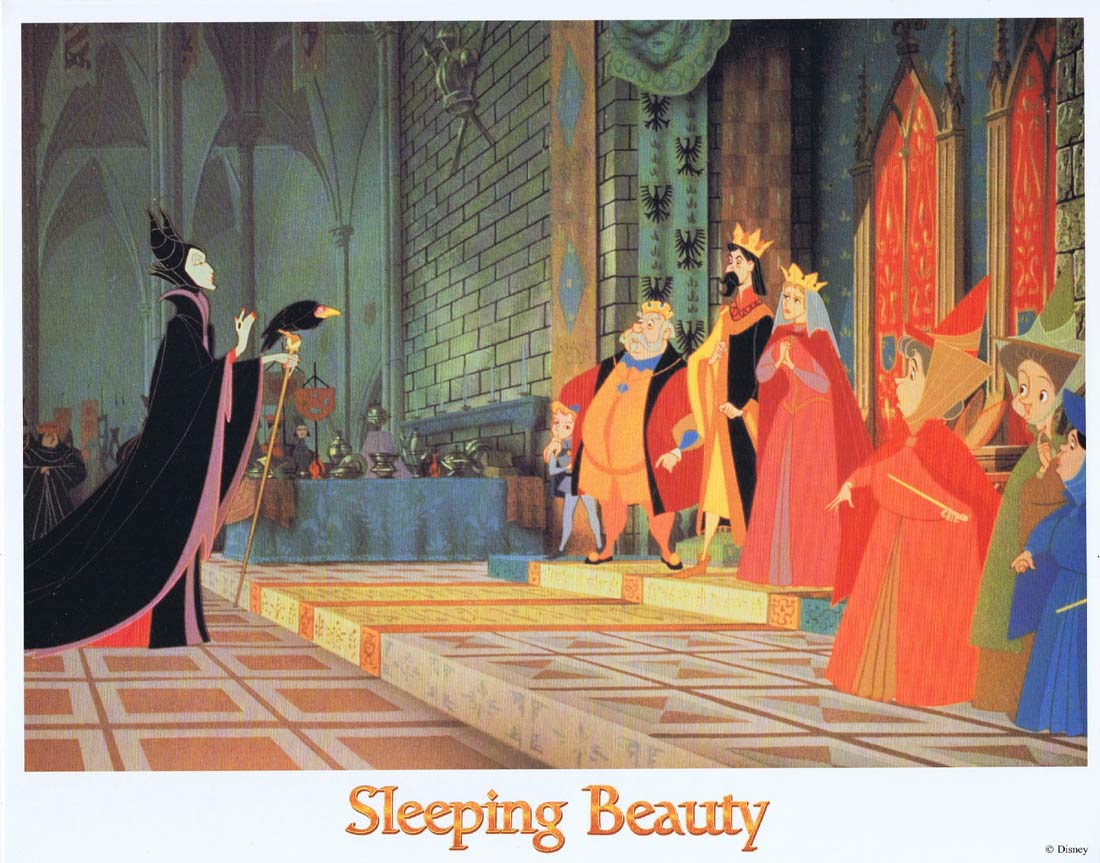 SLEEPING BEAUTY Original 1986r Lobby Card 5 Disney Classic